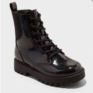 Kids' Rochelle Lace-Up Combat Boots - art class™ Black